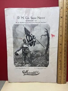Old 1918 Advertising Fold out Store Brochure Mercantile Co Durant OK Oklahoma - Picture 1 of 10