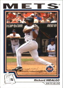 2004 Topps Traded New York Mets Baseball Card #T3 Richard Hidalgo