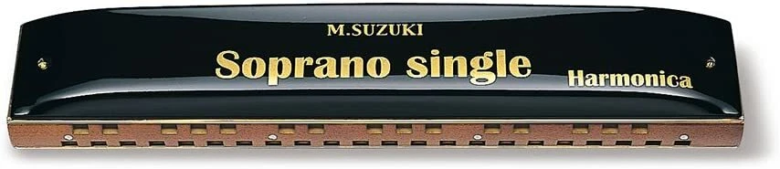 SUZUKI SS-37 Soprano Single Harmonica 37 Holes Maple body new free shipping - Image 1 of 1