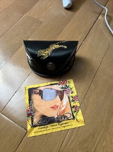 Ed Hardy Embroidered Vintage Tattoo Eyewear Case CASE ONLY - Picture 1 of 4