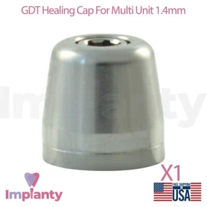 1x GDT Healing Cap For Multi Unit 1.4mm Titanium Dental Prosthetic Ø5.0mm Lab - Picture 1 of 3