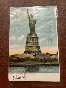 Vintage Postcard New York City 1906 Statue of Liberty #101 Made in Germany - Picture 1 of 2