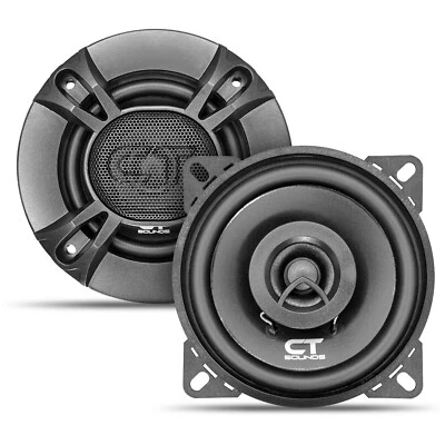 CT Sounds BIO-4-COX 160 Watt Max Power 2-Way 4" Car Coaxial Speakers - Pair
