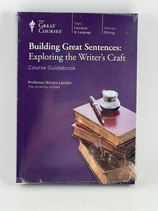GREAT COURSES BUILDING GREAT SENTENCES DVD BOOK SET NEW SEALED FREE SHIPPING - Foto 1 di 3
