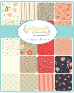 ♡ Walkabout – Sherri & Chelsea for Moda Fabrics – 1 Charm Pack - New ♡ - Picture 1 of 3