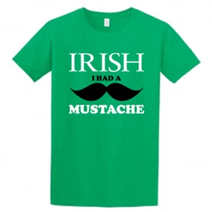 Camiseta para niños Irish I Had a Mustache, camisa irlandesa del día de San Patricio para niños - Imagen 1 de 6