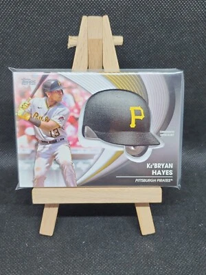 2022 Topps Series 2 Commemorative Batting Helmet KeBryan Hayes #BH-KH Pittsburgh - Image 1 of 2