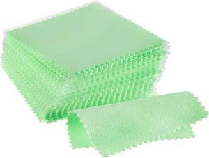 100Pcs Jewelry Cleaning Cloth, Silver Polishing Cloth Individually Wrapped, Smal - Picture 1 of 6