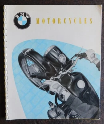 Catálogo de folletos de motocicletas BMW 1954 R25/3 R51/3 R67/2 R68 sidecar de carreras Foto 1 de 4