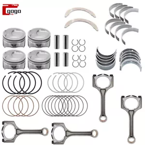 Kit de reconstrucción de motor para HYUNDAI KIA 2,0 L cigüeñal con varillas kit de anillos de pistón nuevo - Imagen 1 de 7