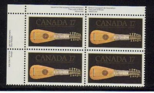 1981 Canada SC# 878 UL - "Look of Music" Exhibition - Plate Block M-NH Lot# 2996 - Picture 1 of 1