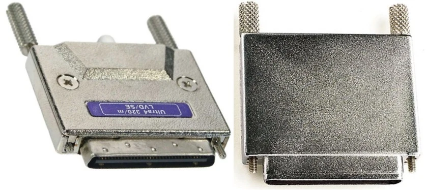 VHDCI/VHD 0,8mm68pin/wire SCSI Male External Terminator, Ultra3/U320mbs LVD/SE - Bild 1 von 1