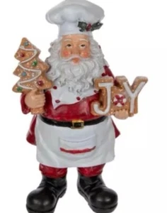 Gingerbread Baker Santa Figurine - Picture 1 of 3
