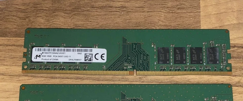 8GB DDR4 RAM MEMORY MTA8ATF1G64AZ-2G3E1 Micron 1RX8 PC4-2400T BRAND NEW - Image 1 of 3