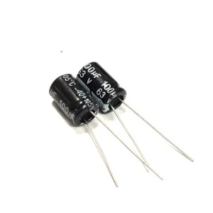 50pcs 100uf 63v 100mfd 63volt aluminum electrolytic capacitor 8mm×12mm radial - Picture 1 of 3