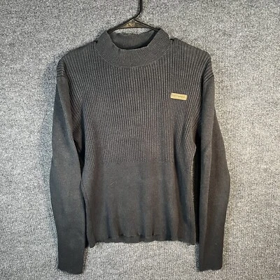 Camisa Suéter Harley Davidson Cuello Tortuga Cuero Parche Metal Mediana De Colección Foto 1 de 4