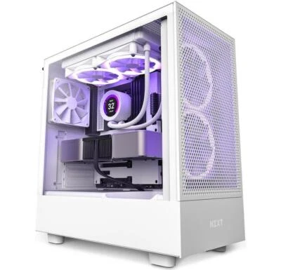 NZXT H5 Flow Midi-Tower-Gehäuse Weiß - Bild 1 von 4