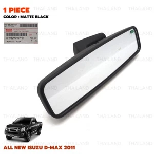 Fits Isuzu Rodeo D-Max TFR V-Cross 2011 - '15 Interior Rear View Mirror Black - Picture 1 of 10