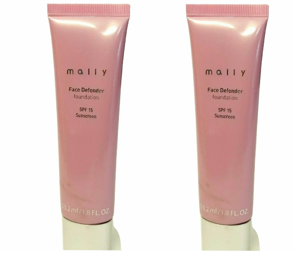 2 packs - Mally Beauty Face Defender Foundation SPF 15 Sunscreen -  Rich - Image 1 of 3