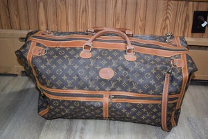 SELTENE Original 70er Jahre LOUIS VUITTON MONOGRAM TRAVEL DUFFLE BAG *LESEN - Bild 1 von 10
