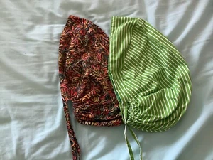 Scrub/theatre/surgical hat for nurses with long hair -x2 - Picture 1 of 1