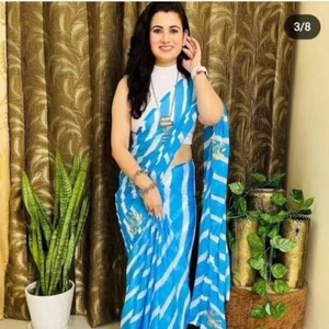 sarees bollywood designer SKY BLUE COLOR - Picture 1 of 2