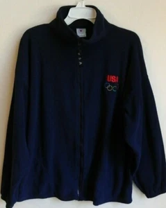 Olympic Team USA Zip Up Sweater Men's Sz XL--Made in USA--Excell Cond! - Picture 1 of 4