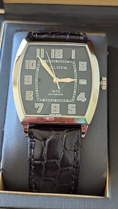 Bulova Joseph Banker Limited Edition Swiss Automatic Sapphire Men's Watch 96B329 - Picture 1 of 8