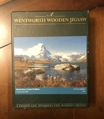 Quebra-cabeça de madeira Wentworth Matterhorn Mountain da Stellisee 250 peças COMPLETO - Imagem 1 de 4