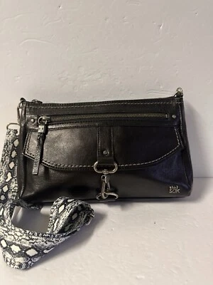 Sak Iris Demi черный клатч трансформируемый через плечо кожаная наплечная сумка сумочка - Изображение 1 из 4