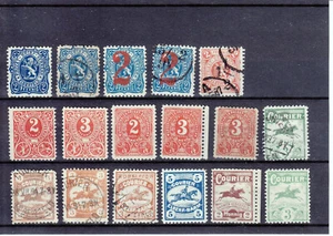 WUPPERTAL CORREO MUNICIPAL 1886 / 1896 17 SELLOS - Imagen 1 de 1