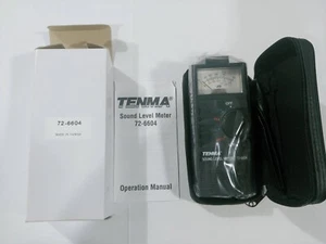 NEW Sound Level Meter  TENMA 72-6604 40~ 120 dB Range Portable with Case +/- 3dB - Picture 1 of 6