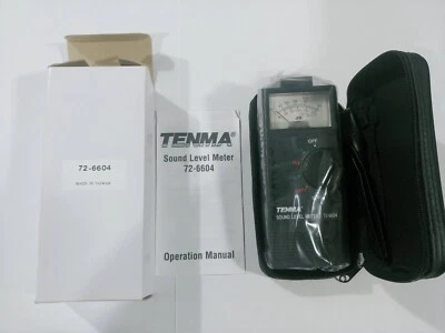 NEW Sound Level Meter  TENMA 72-6604 40~ 120 dB Range Portable with Case +/- 3dB - Image 1 of 4