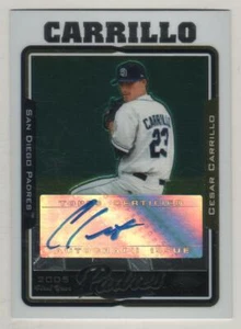 2005 Topps Update Chrome #224 Cesar Carrillo San Diego Padres Auto Autograph $10 - Picture 1 of 1