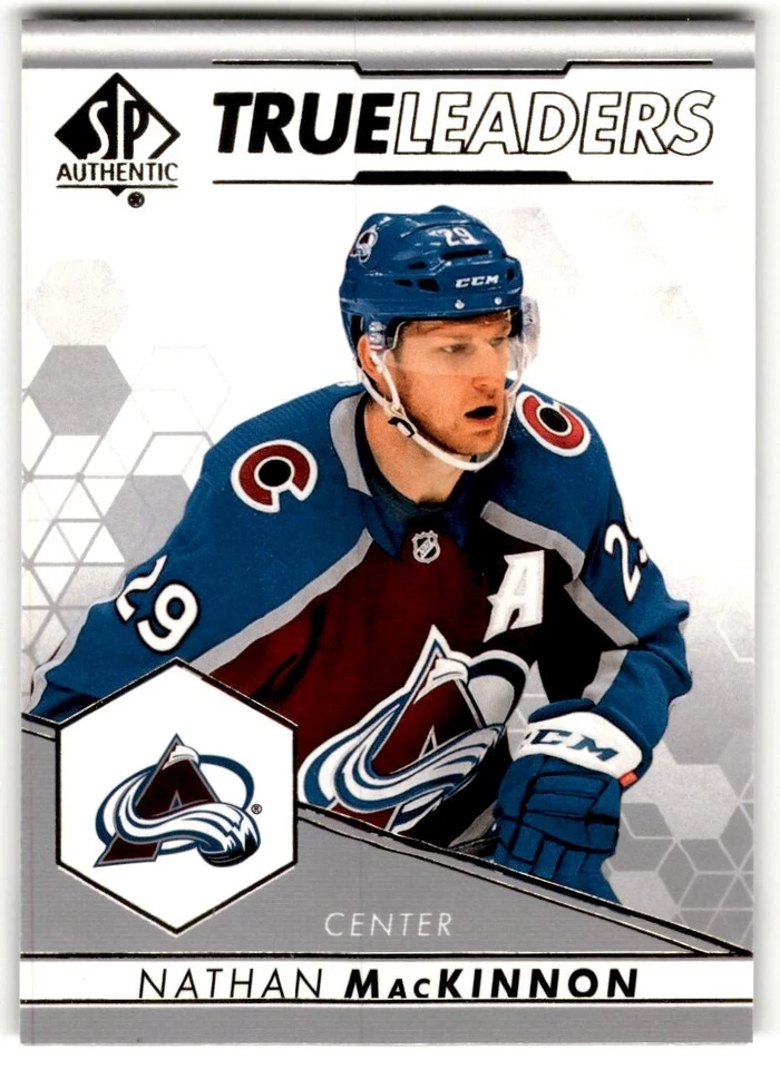 2022-23 SP Authentic True Leaders Nathan MacKinnon #TL-18 Colorado Avalanche - Image 1 of 2