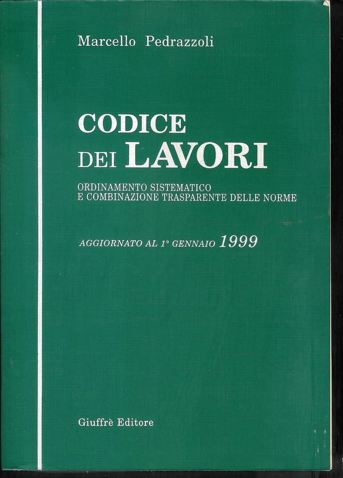 Codice dei lavori : ordinamento sistematico e combinazione trasparente delle no - Immagine 1 di 1