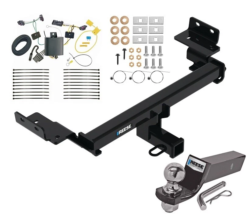 Reese Trailer Tow Hitch For 18-25 Jeep Compass 2017 New Body w/ Wiring & 2" Ball - Image 1 of 4