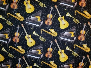 TENDA FINESTRA FODERATA 42X12 MUSICISTA BAND STRUMENTO PIANOFORTE CHITARRA MUSICA - Foto 1 di 4