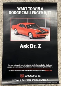 DODGE CHALLENGER Dealership Poster 24x36 - Picture 1 of 5