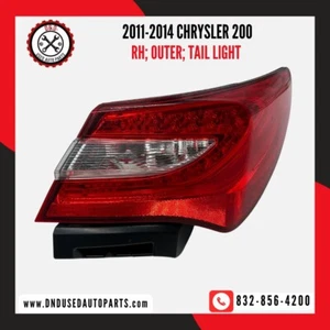 2011-2014 Chrysler 200 Passenger Right RH Rear Tail Light OEM - Picture 1 of 9