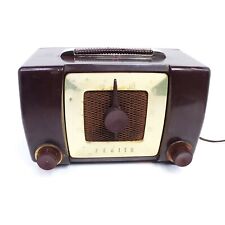 Vintage Zenith Tube Radio H615 AM Portable Red MCM Mid Century Modern 1950s