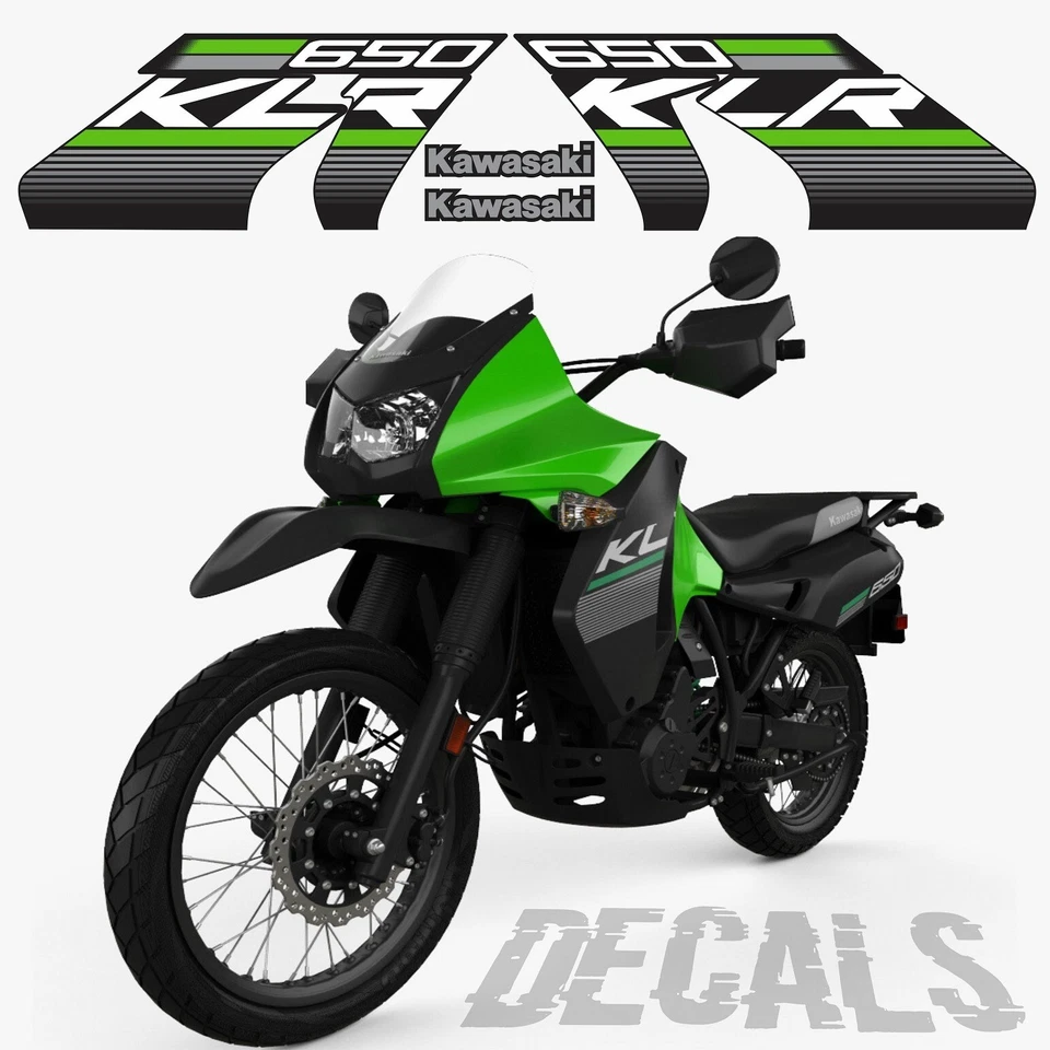 KAWASAKI KLR 650 2015/16 CALCOMANÍAS DISEÑO CAMUFLAJE/PEGATINAS  Foto 1 de 3