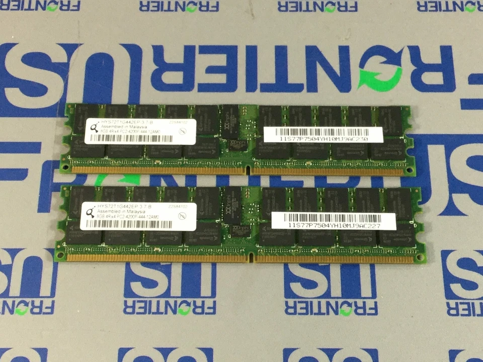 IBM 4524 16GB (2x 8GB DIMM) 400Mhz Memory Kit 77P7504 - Image 1 of 1