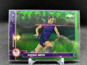 2024 Topps Cromo Equipo Olímpico y Paralímpico de Estados Unidos y Hopefuls - Refractor Verde - Imagen 1 de 2