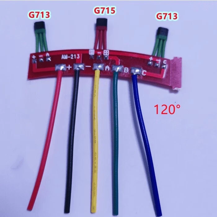 G713-G715-G713 Electric vehicle motor Hall sensor, with and without wires - Image 1 of 1