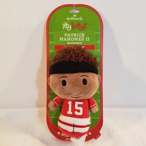 Patrick Mahomes II Itty Bittys Hallmark Stuffed Plush Toy Kansas City Chiefs QB Cover
