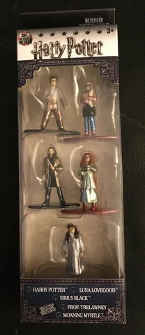 Nano Metalfigs HARRY POTTER 5 Pack Set B Figures Jada Toys Luna, Sirius & Myrtle Cover
