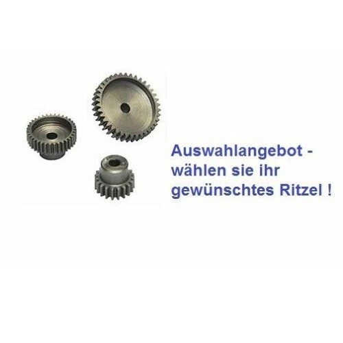 STAHL RITZEL MOTORRITZEL MODUL 0.6 (z.B. TAMIYA) 16 BIS 29 ZÄHNE - WÄHLEN SIE! - Bild 1 von 1