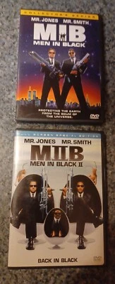 MIB: Men In Black 1 & 2 DVD Movies Will Smith snd Tommy Lee Jones  - Image 1 of 2