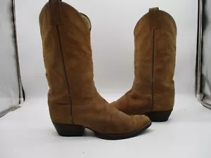 Tony Lama 6987 stivali western da cowboy in pelle marrone da donna taglia 8,5 B - Foto 1 di 10
